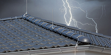 Äußerer Blitzschutz bei Elektro Schmid in Roding